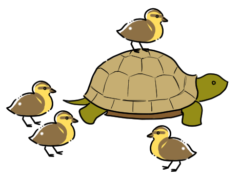 亀のイラスト